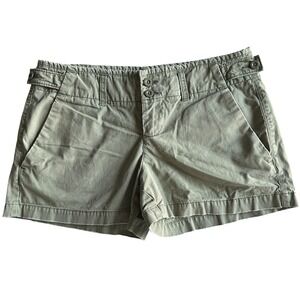Gap Favorite Chino Shorts‎ Olive Green Casual Summer Utility Style Size 4